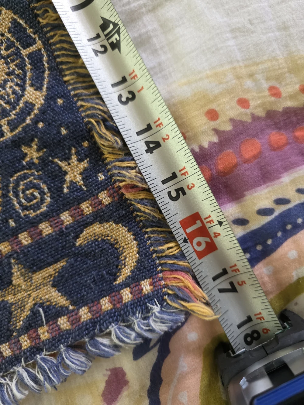Vintage Navy and Gold Celestial Table Runner